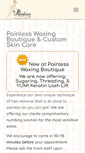 Mobile Screenshot of painlesswaxingboutique.com